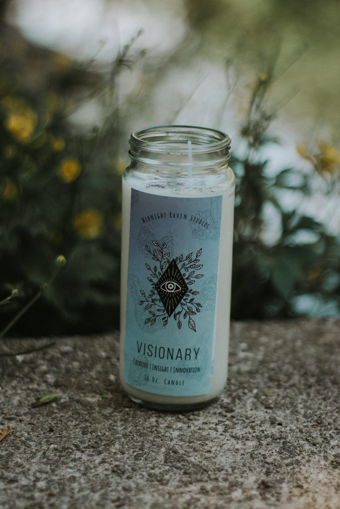 Visionary Manifestation Jar Candle