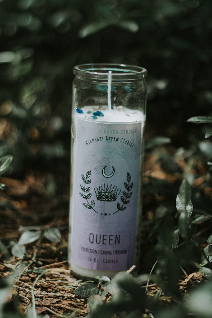 Queen Manifestation Jar Candle