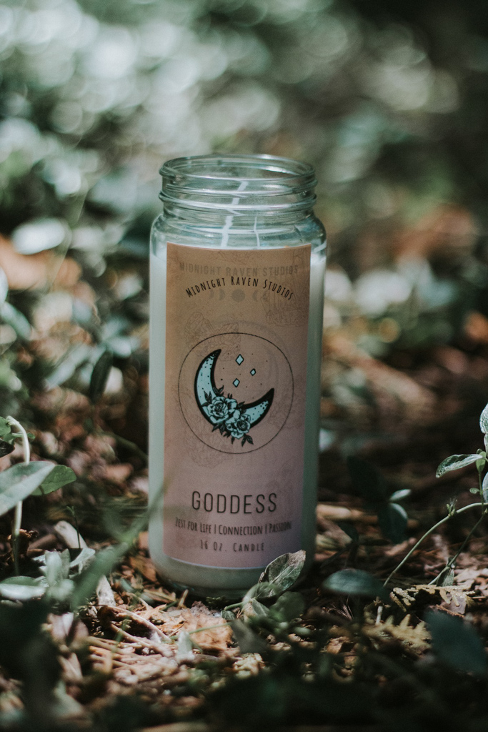 Goddess Manifestation Jar Candle